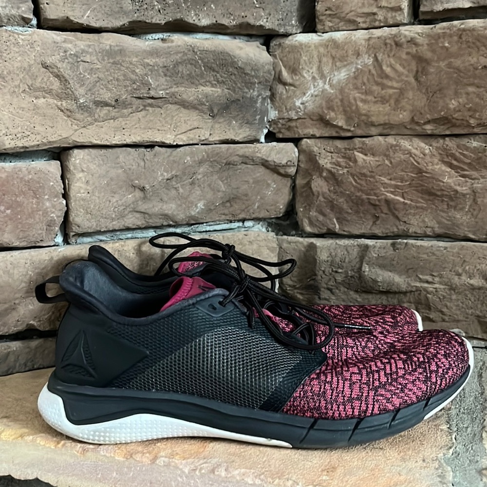 Reebok Print Run 3.0 / Berry & Black / SZ 10